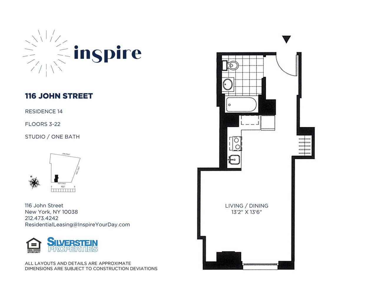 116 John Street, Apt 1614