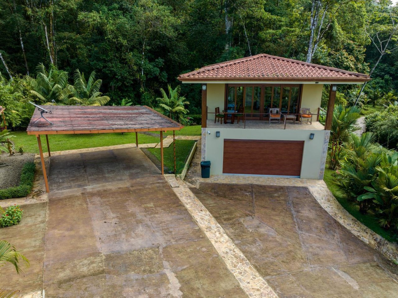 Ocean View Home With Rainforest Setting