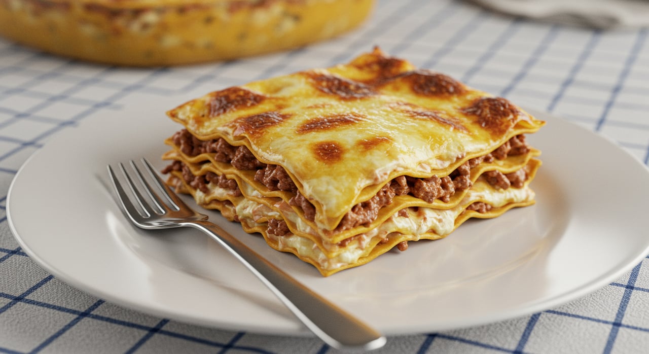 Lasagna Bolognese With Spinach