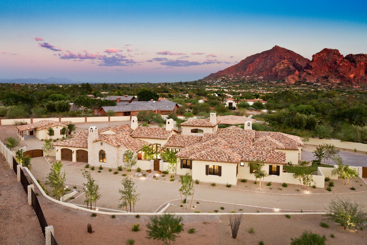 Mediterranean retreat nestled in the heart of Paradise Valley, AZ
