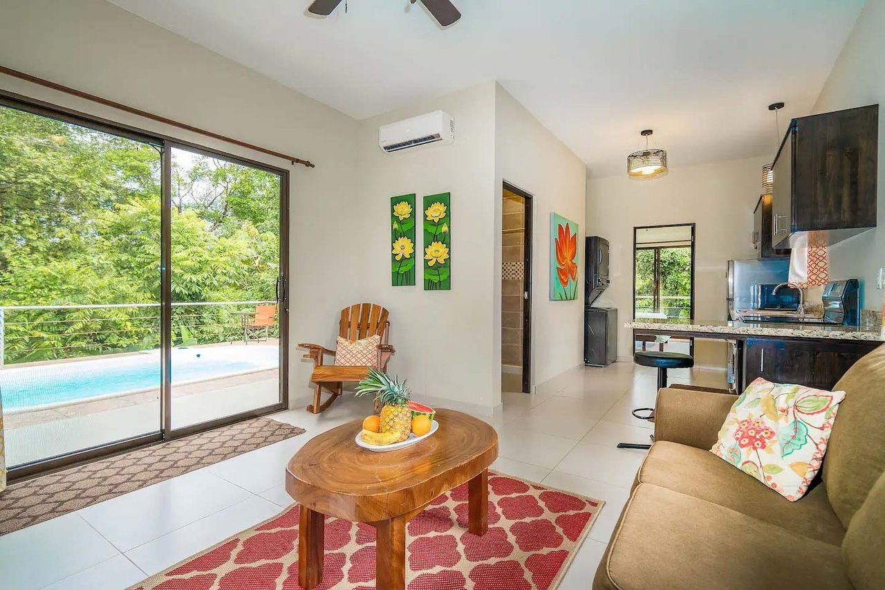  Affordable & Charming 1 bedroom Villa with Pool in gated community, immersed in the rainforest close to Quepos  