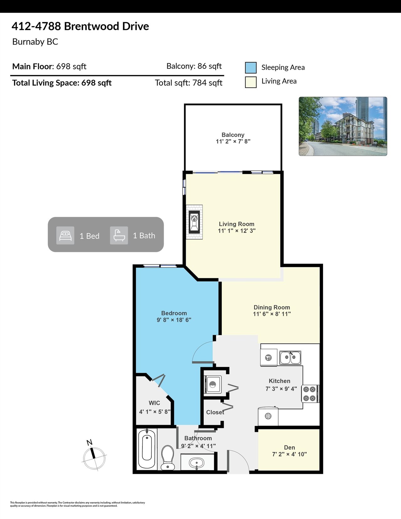 412-4788 Brentwood Drive, Burnaby