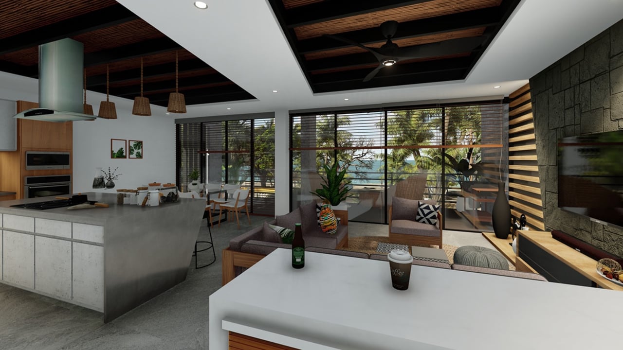 Modern Oceanfront Home Apartment, Jaco, Puntarenas