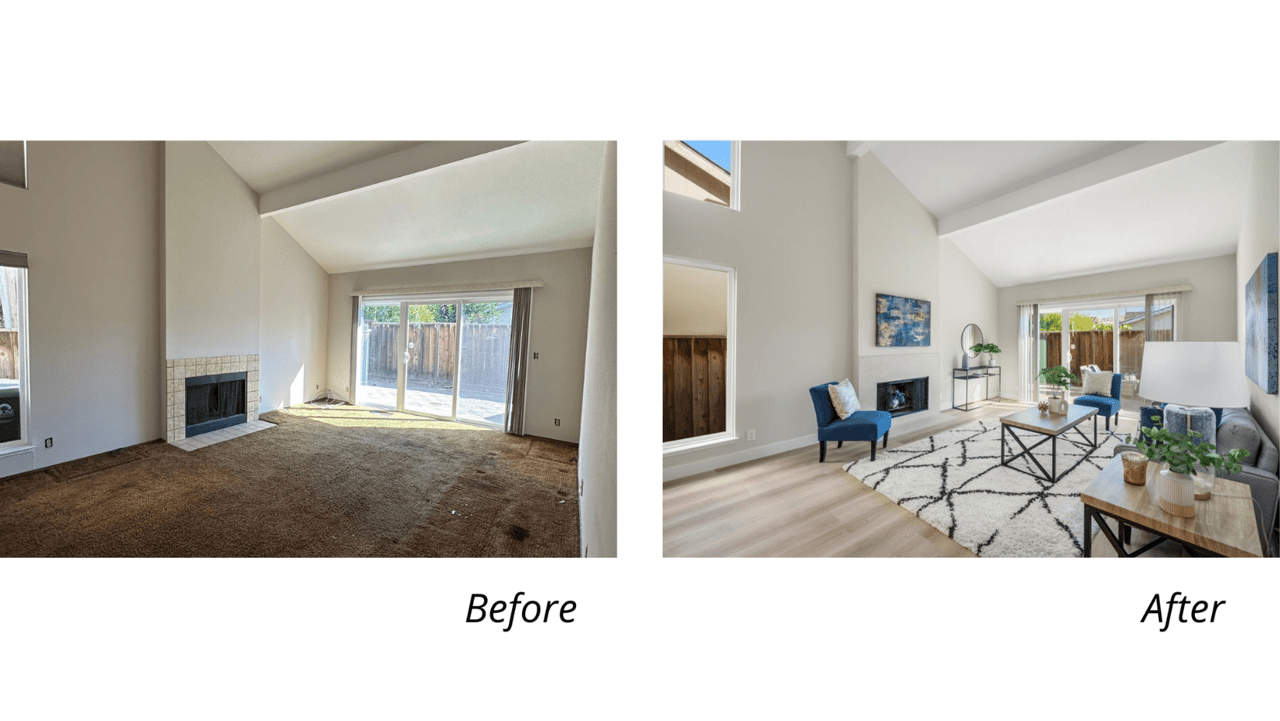 Before & After- Impressive Transformation in Berryessa!