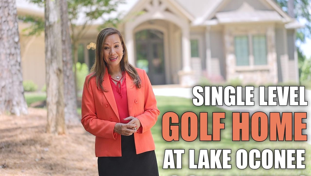 Single Level Reynolds Lake Oconee Golf Home