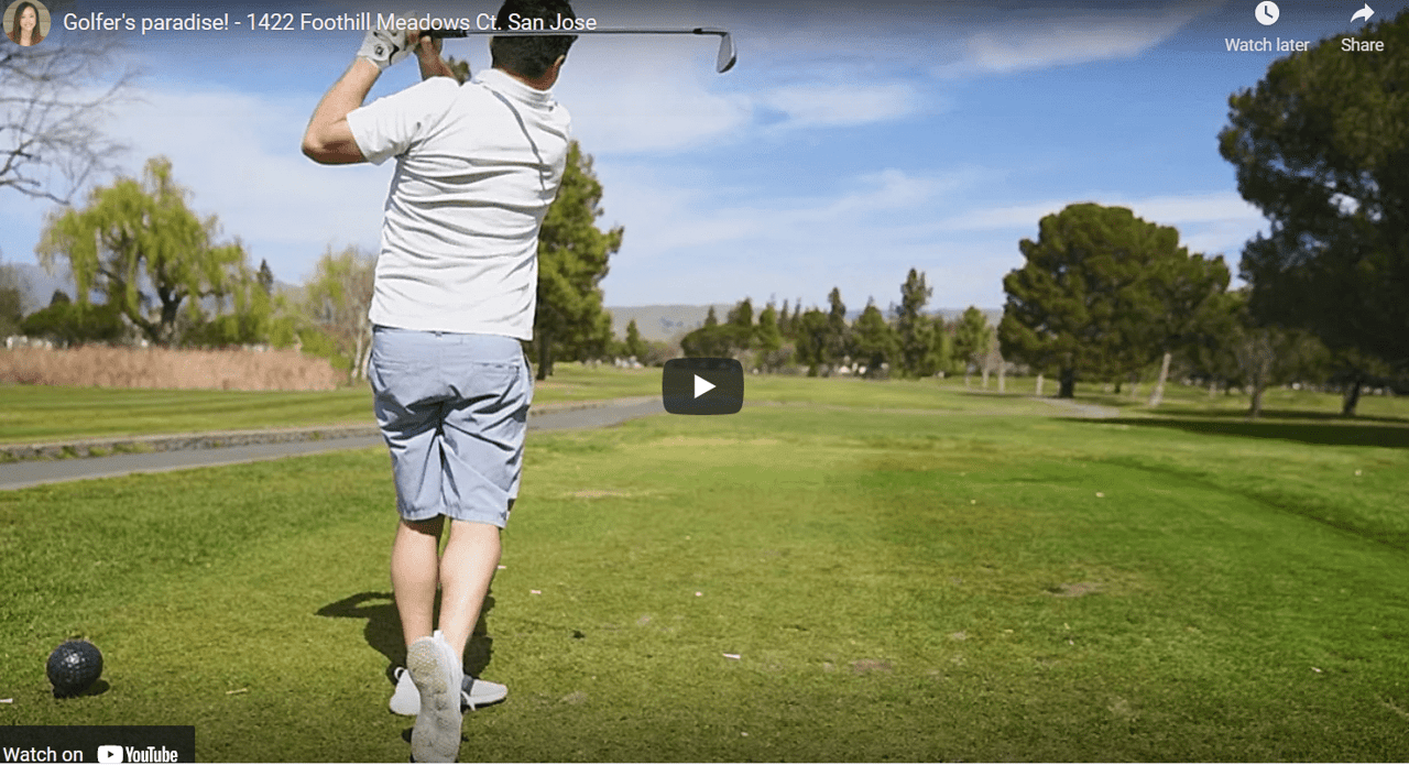 Golfer’s paradise! – 1422 Foothill Meadows Ct. San Jose