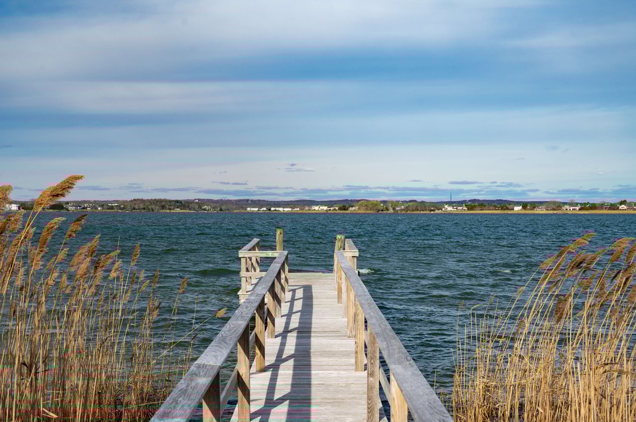 Water Mill Modern in Exclusive Waterfront Enclave