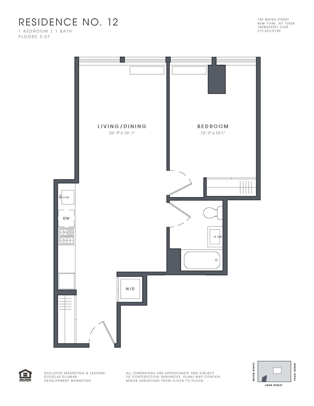 180 Water Street, Apt 712