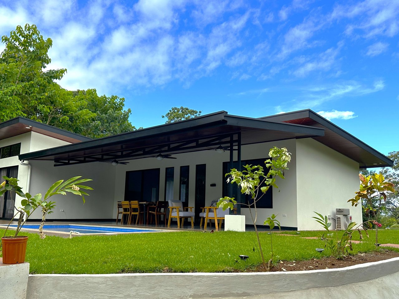 2-Bedroom, Brand New Modern House In Jungle Community On Calle Tucan.