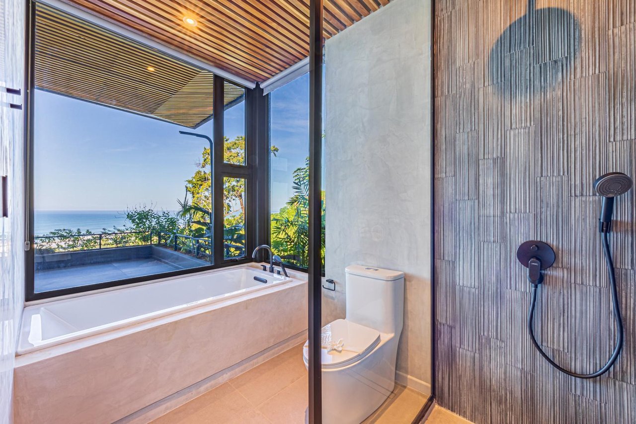 Designer Tropical Ocean View Home, Dominical, Puntarenas