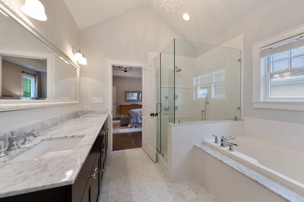 Timeless elegance meets transitional flair in builder's own award winning home