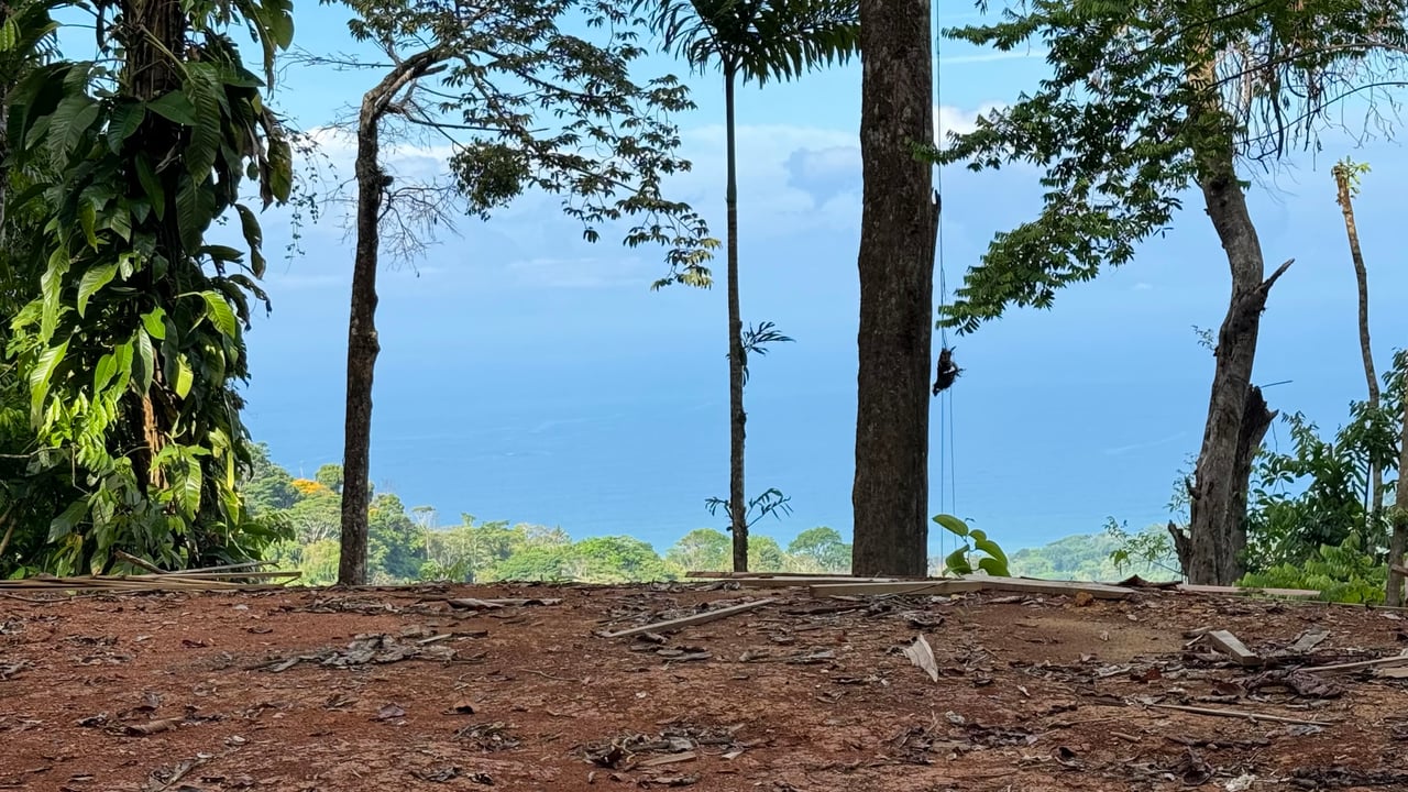 Ocean View Lot in the Exclusive Uvita Mountains. 