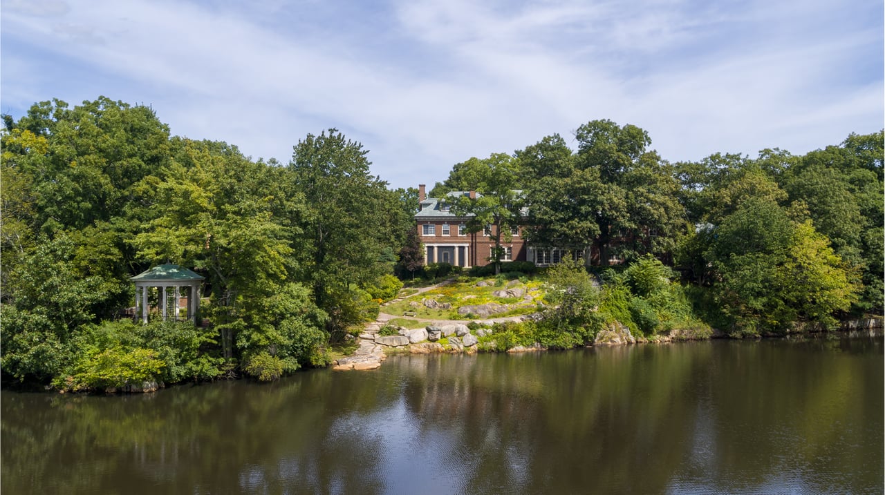 Dedham Estate Overlooking Weld Pond