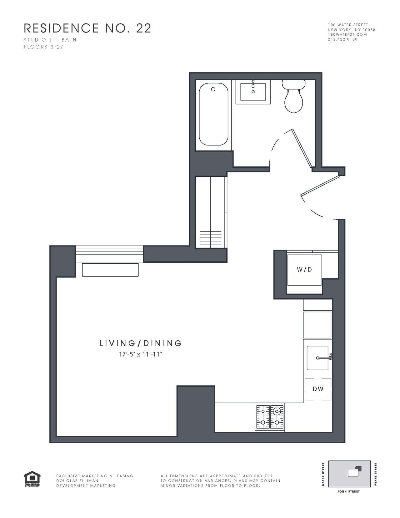 180 Water Street, Apt 422