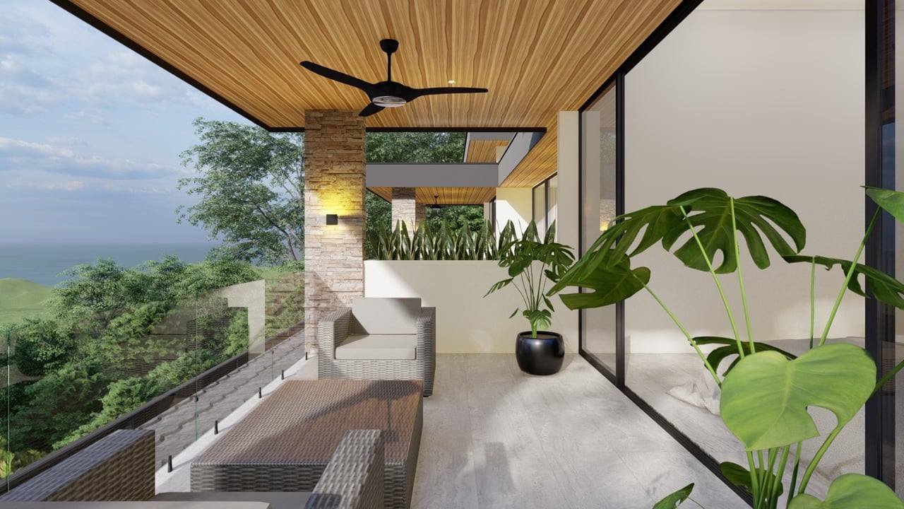 Architectural Oceanview Estate, Dominical, Puntarenas