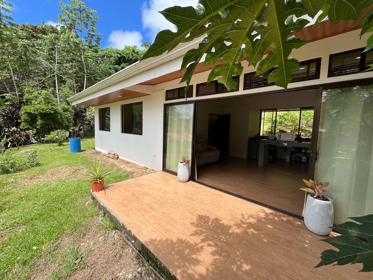 Costa Azul 120-degree Mountain View House With Costarican Wooden House as Lagniappe.