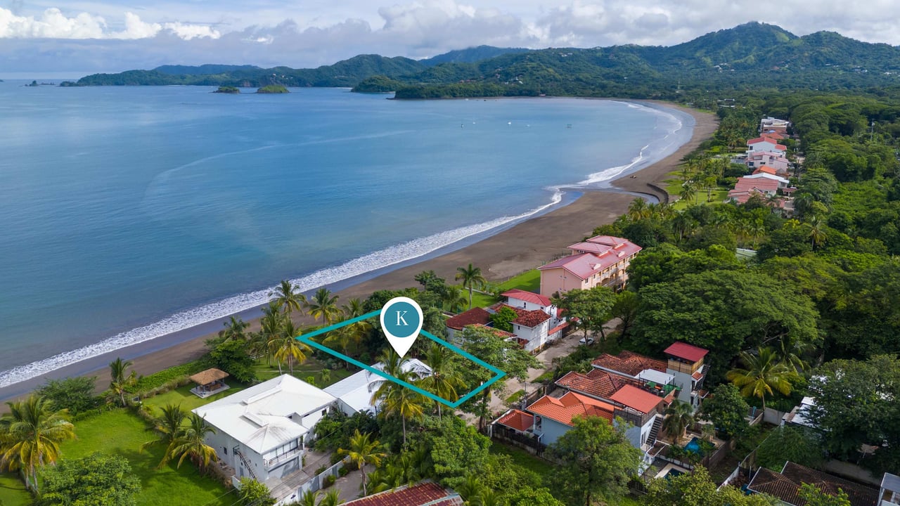 Surfside Lot Y22 | One of the Only Remaining BEACHFRONT Lots in Playa Potrero with Water!!