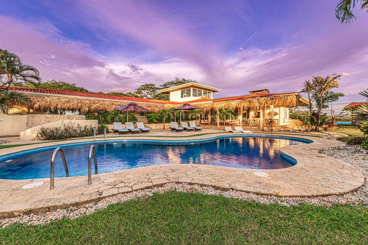 Tennis Court Ocean View Villa, Tamarindo, Guanacaste