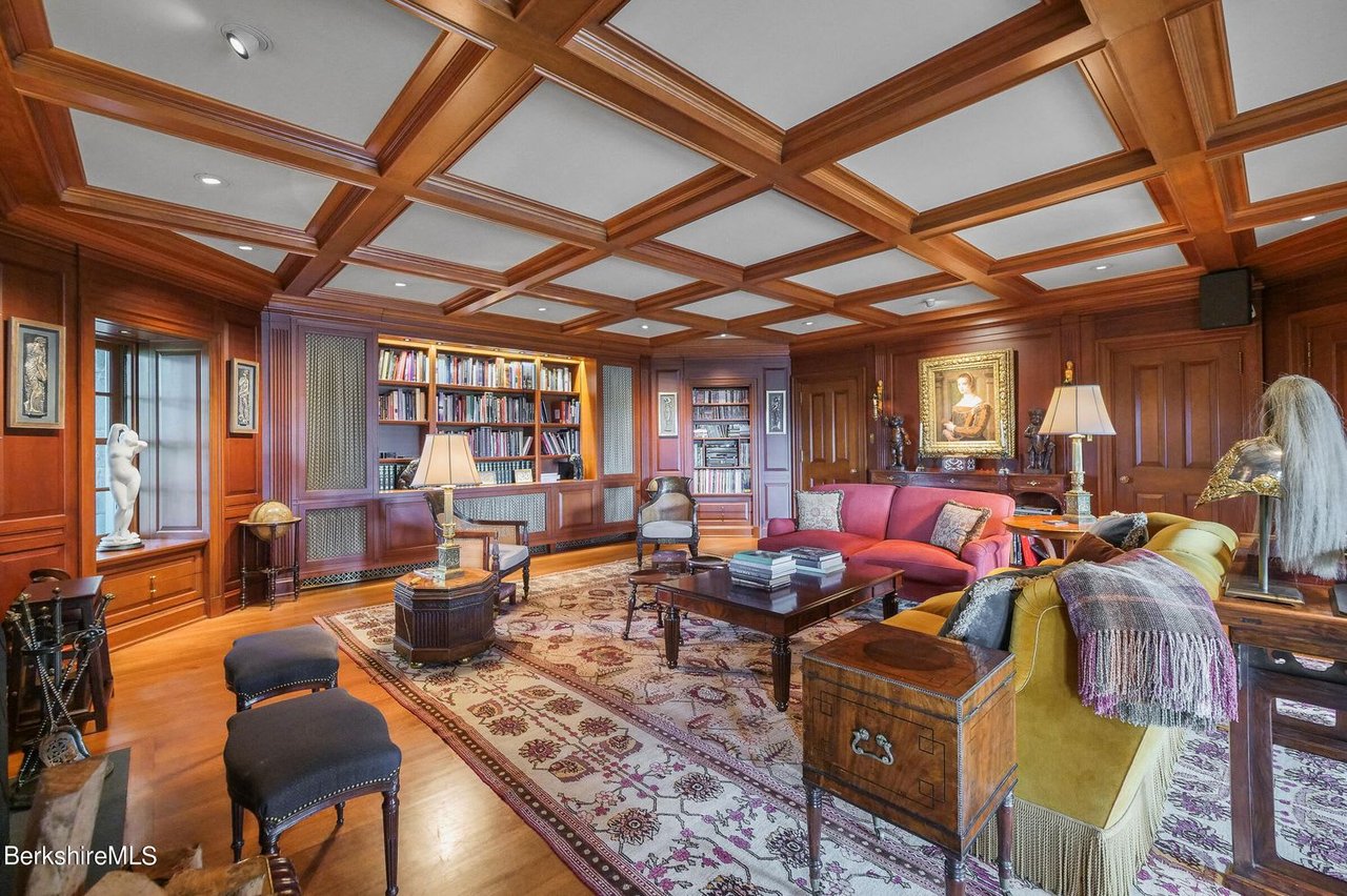 Two homes of Stockbridge philanthropists on the same street are now for sale - and a world apart