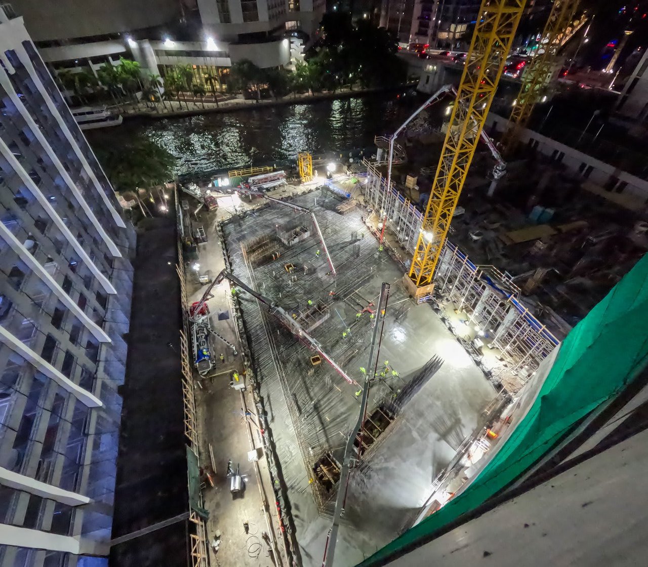 September 2024 | Related Group Completes the Largest Concrete Pour in Its 45-Year History at Baccarat Residences