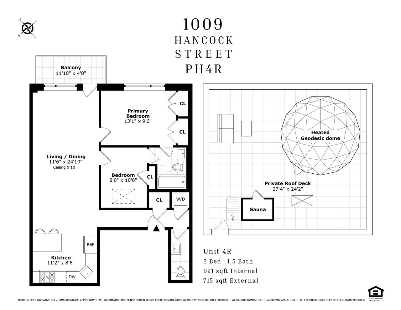 1009 Hancock Street Unit: PH4R