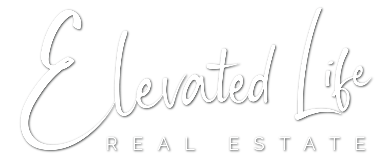 Elevated Life Real Estate Logo in White Background