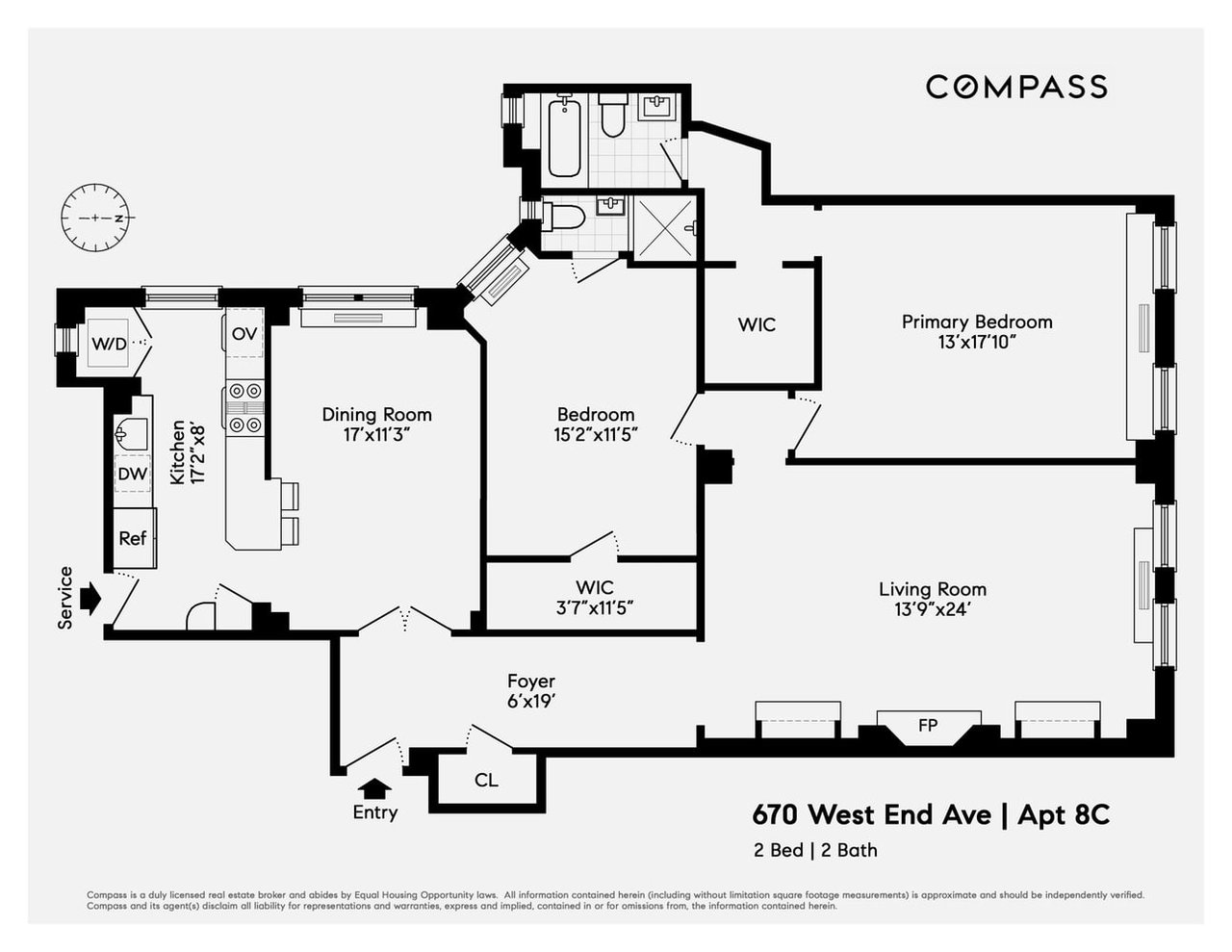 670 W End Ave, #8C