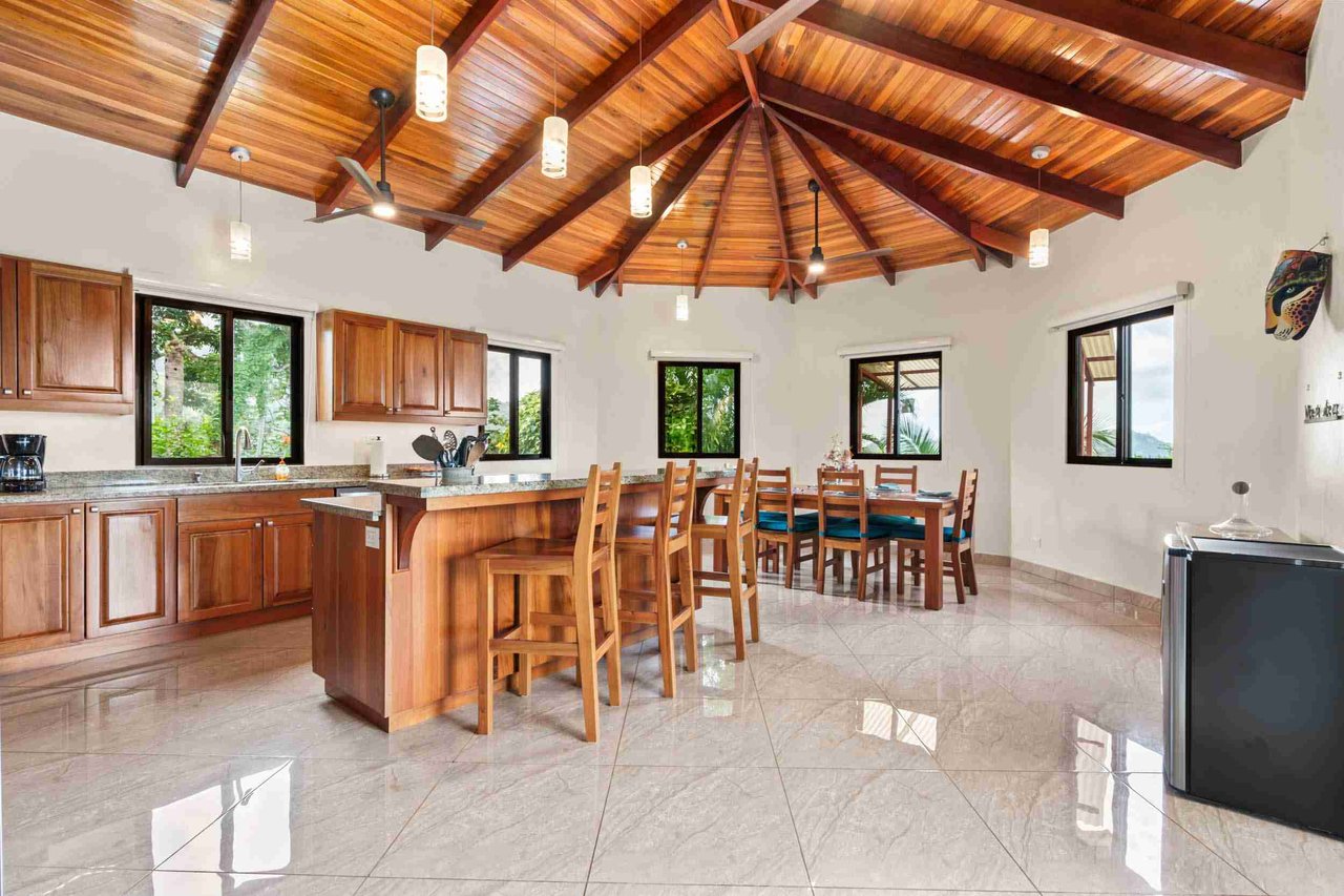 Luxurious Home with Great Outdoor Living Space and Incredible Panoramic Valley & Ocean Views in Chontales near Ojochal Costa Rica