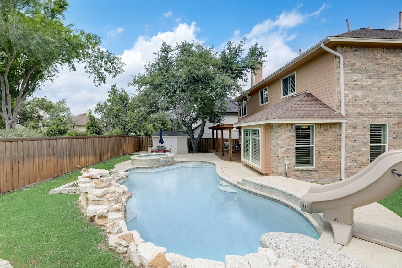 Captivating Cul-de-Sac Home in River Place with Upgrades & Sparkling Pool/Spa!