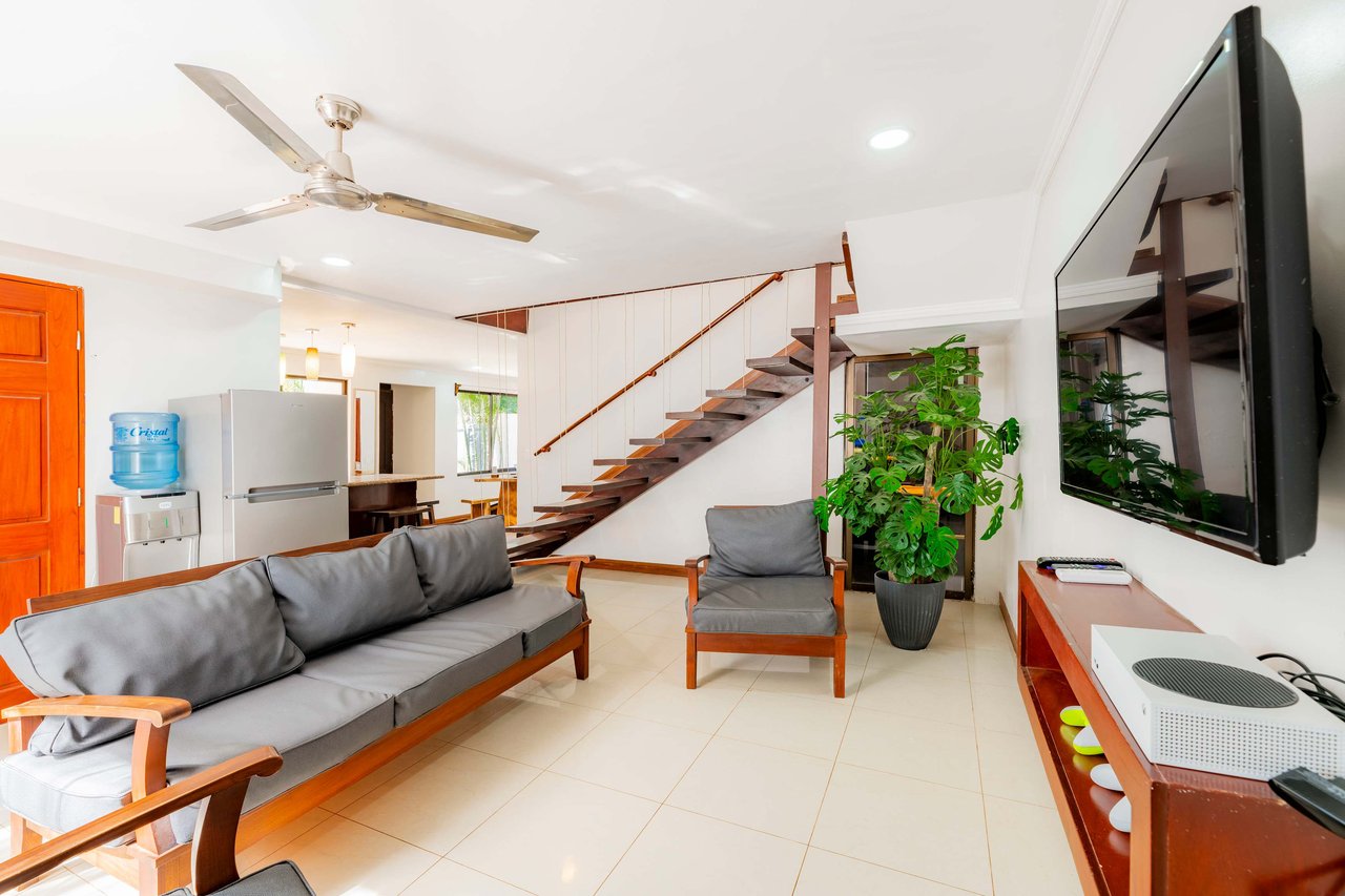 Villa Las Palmas | Charming 3-Bedroom Home with Pool minutes away from Playa Grande!