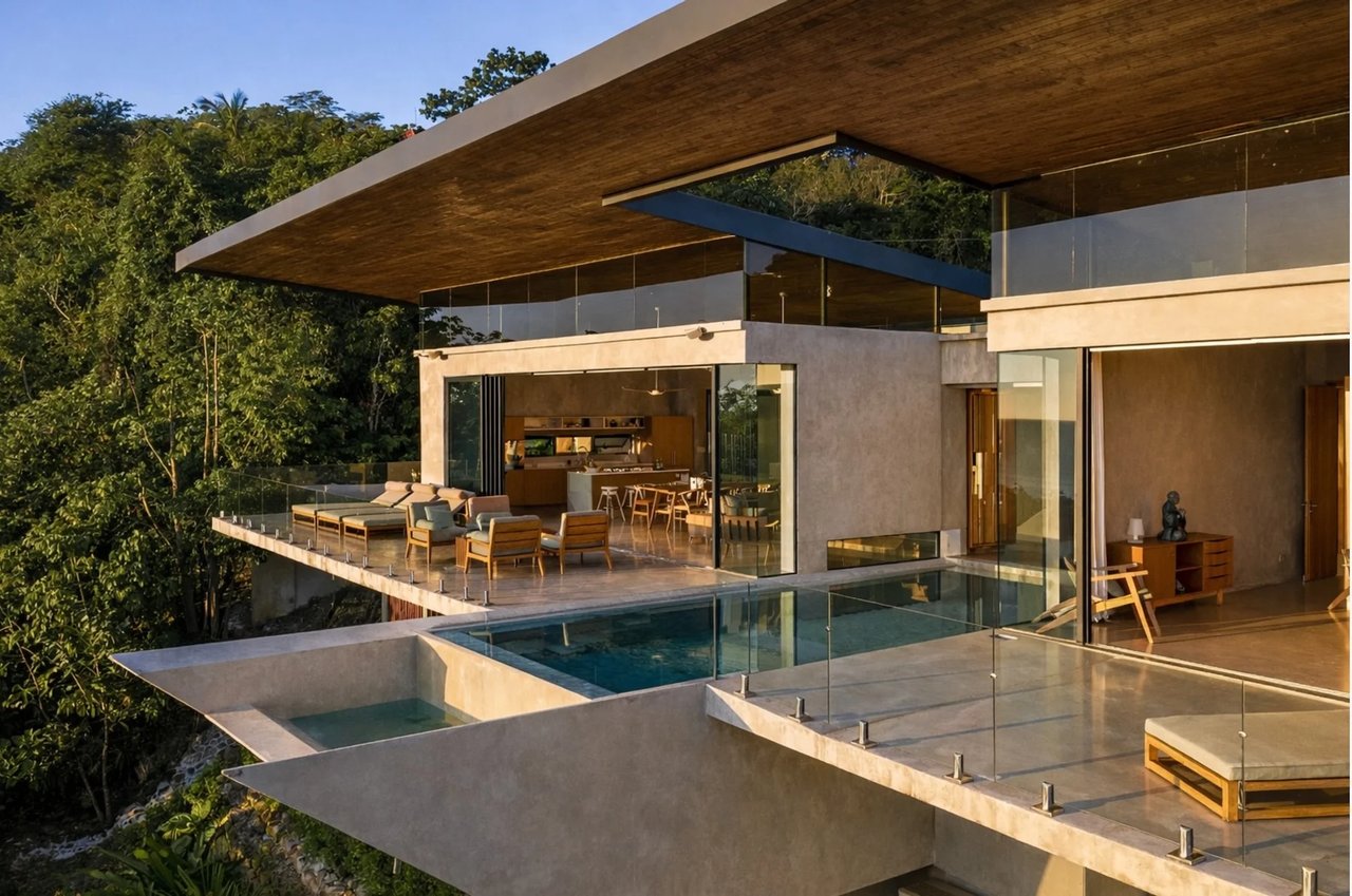 Modern Ocean View Residence, Santa Teresa, Puntarenas