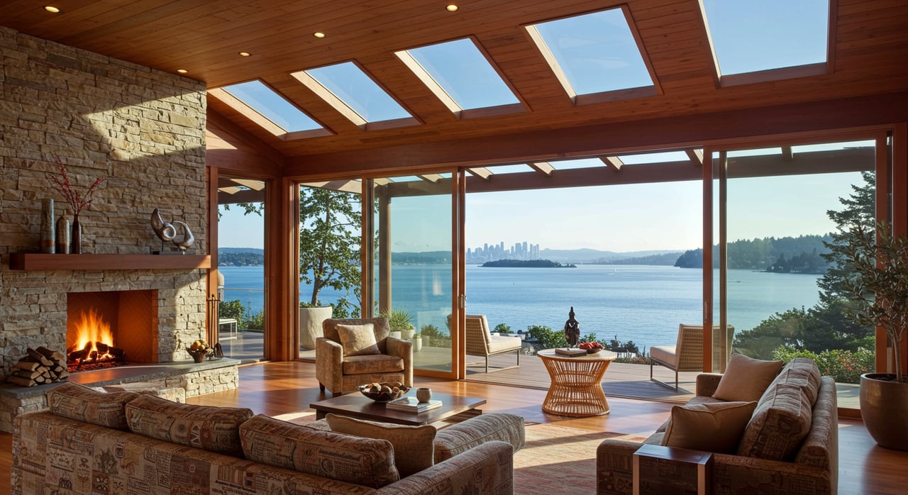 Noted architect's Belvedere home offers shoreline and stunning views