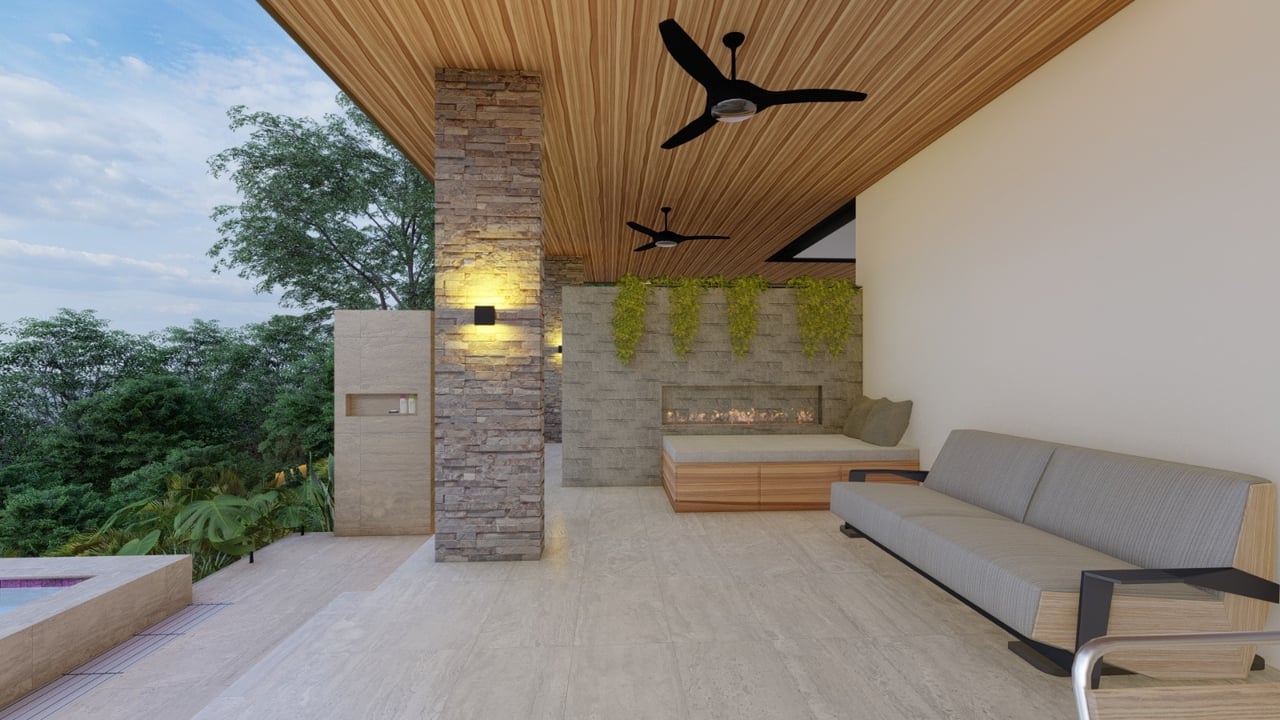 Architectural Oceanview Estate, Dominical, Puntarenas