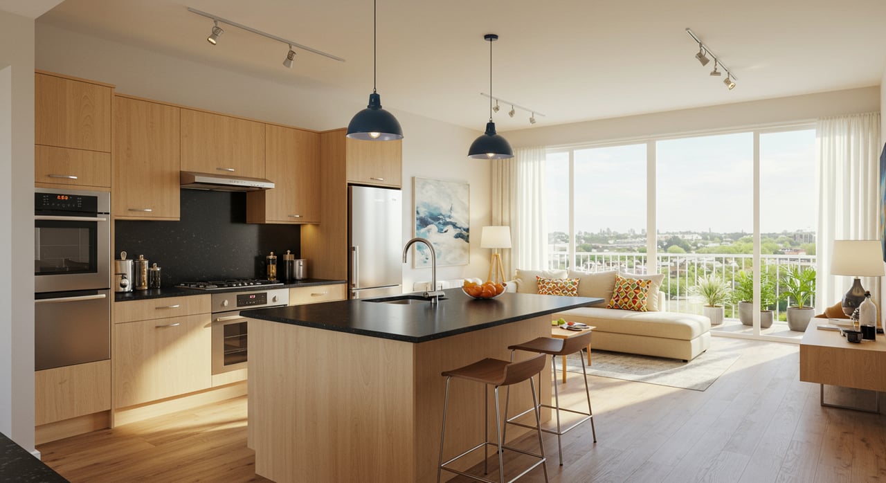 New Listing! 1 Bedroom + Den With Balcony and Parking.