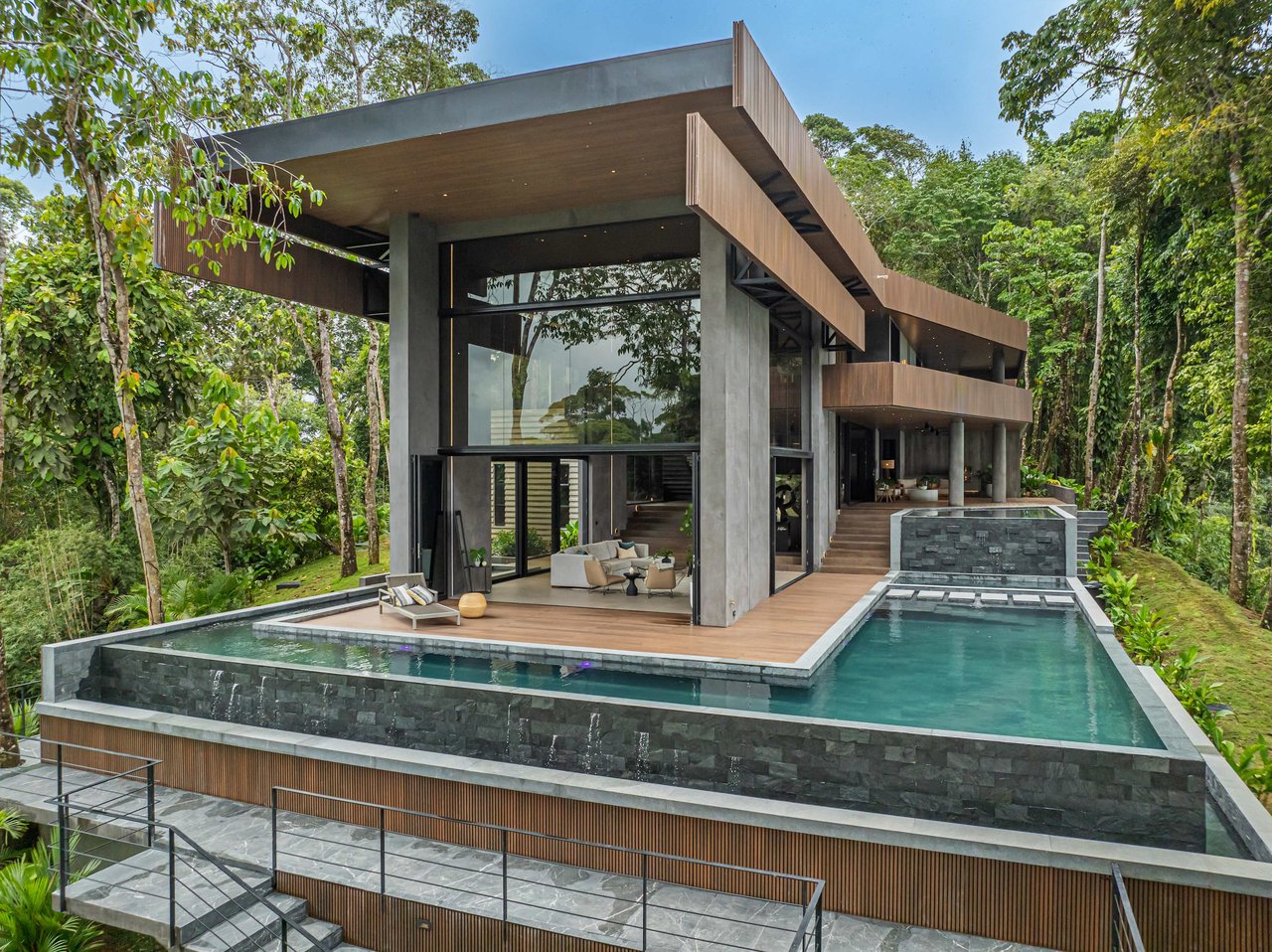 Villa Corazon de la Selva: Pristine Ocean View Luxury Home For Sale in Escaleras Costa Rica