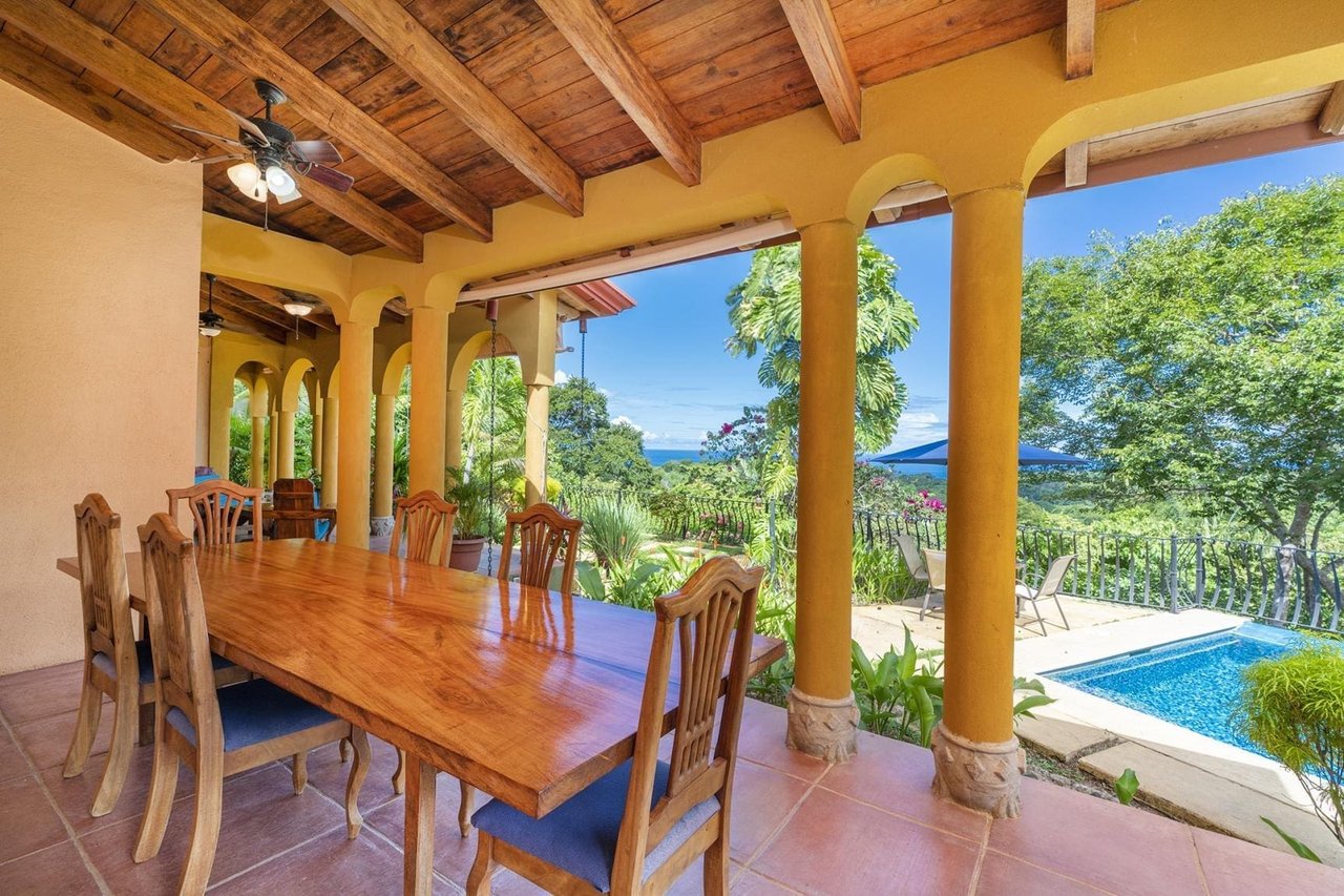 Colonial Mediterranean Ocean Villa, Nosara, Guanacaste