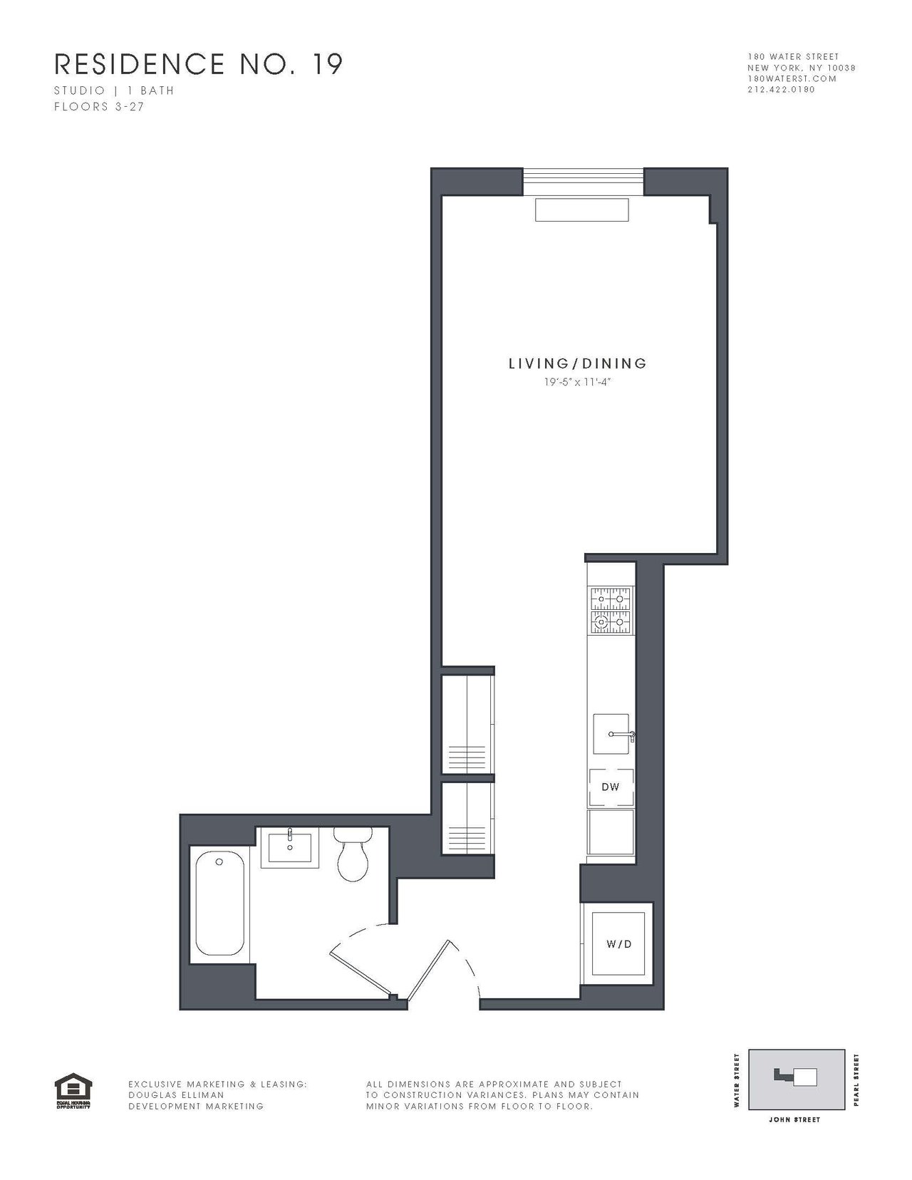 180 Water Street, Apt 419