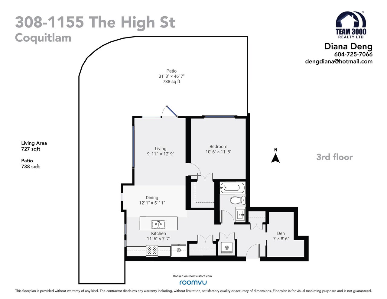 308-1155 The High St