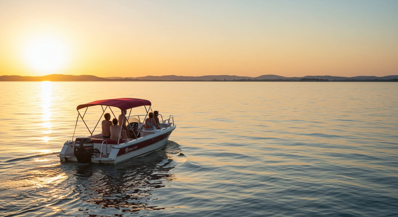 Boating on Lake Travis