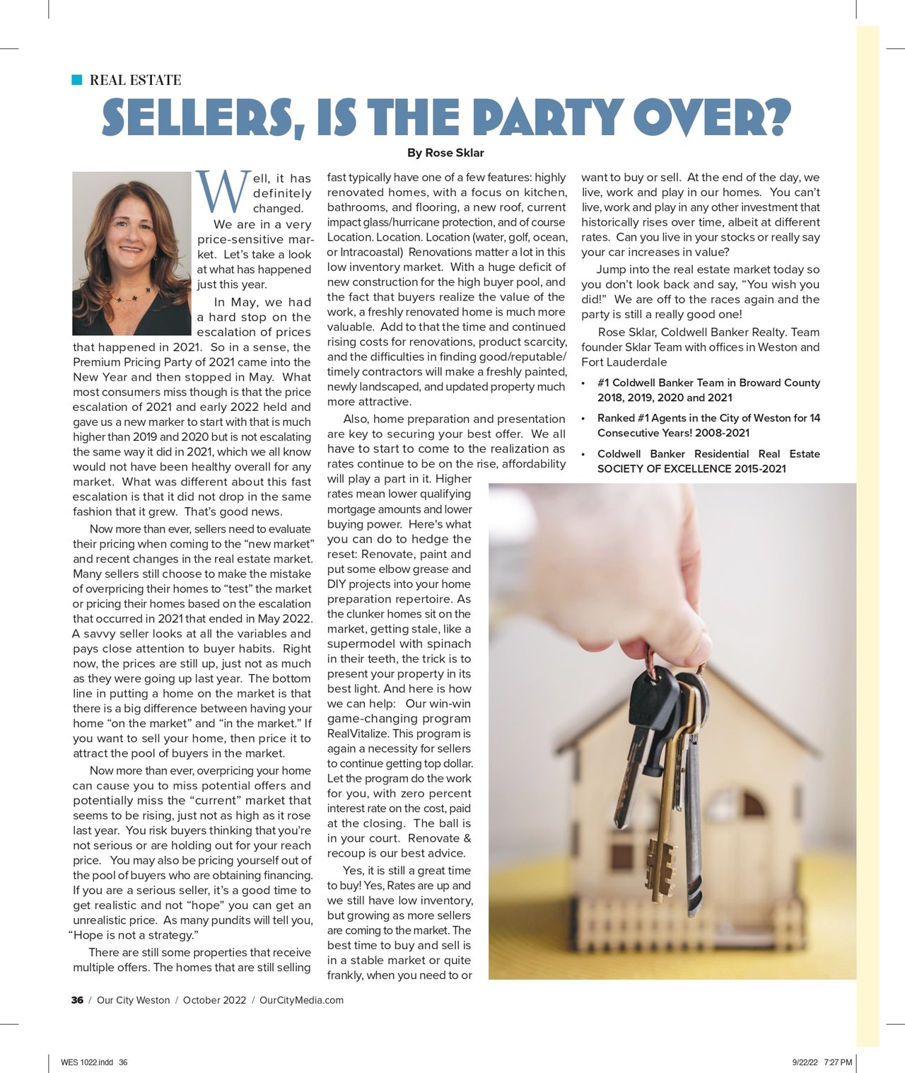 Sellers, is The Party Over?