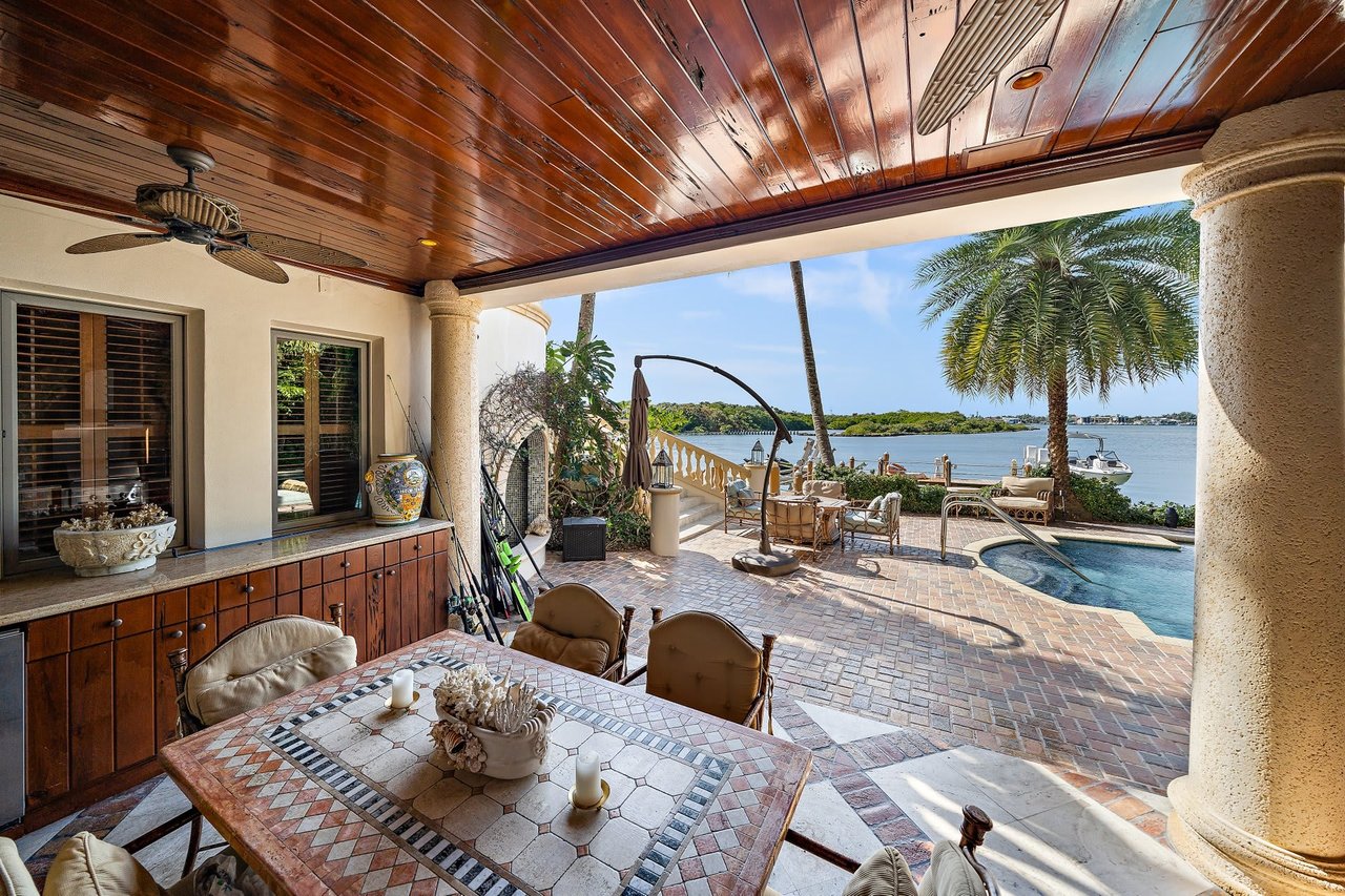 October 2024 | Take a look at this Manalapan estate, featuring frontage on both the ocean and the Intracoastal, which recently sold for $15.6 million