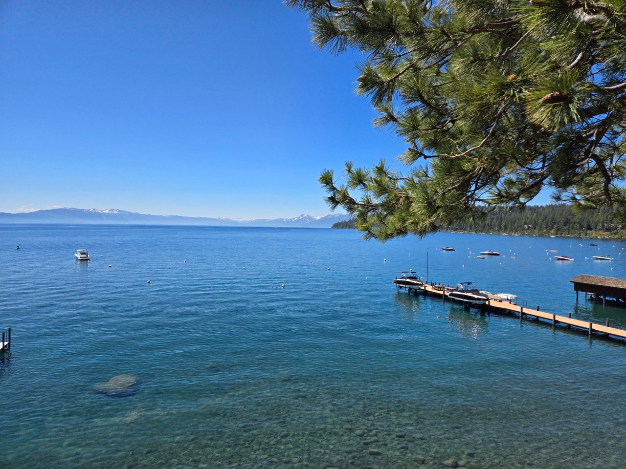 Boating on Lake Tahoe 