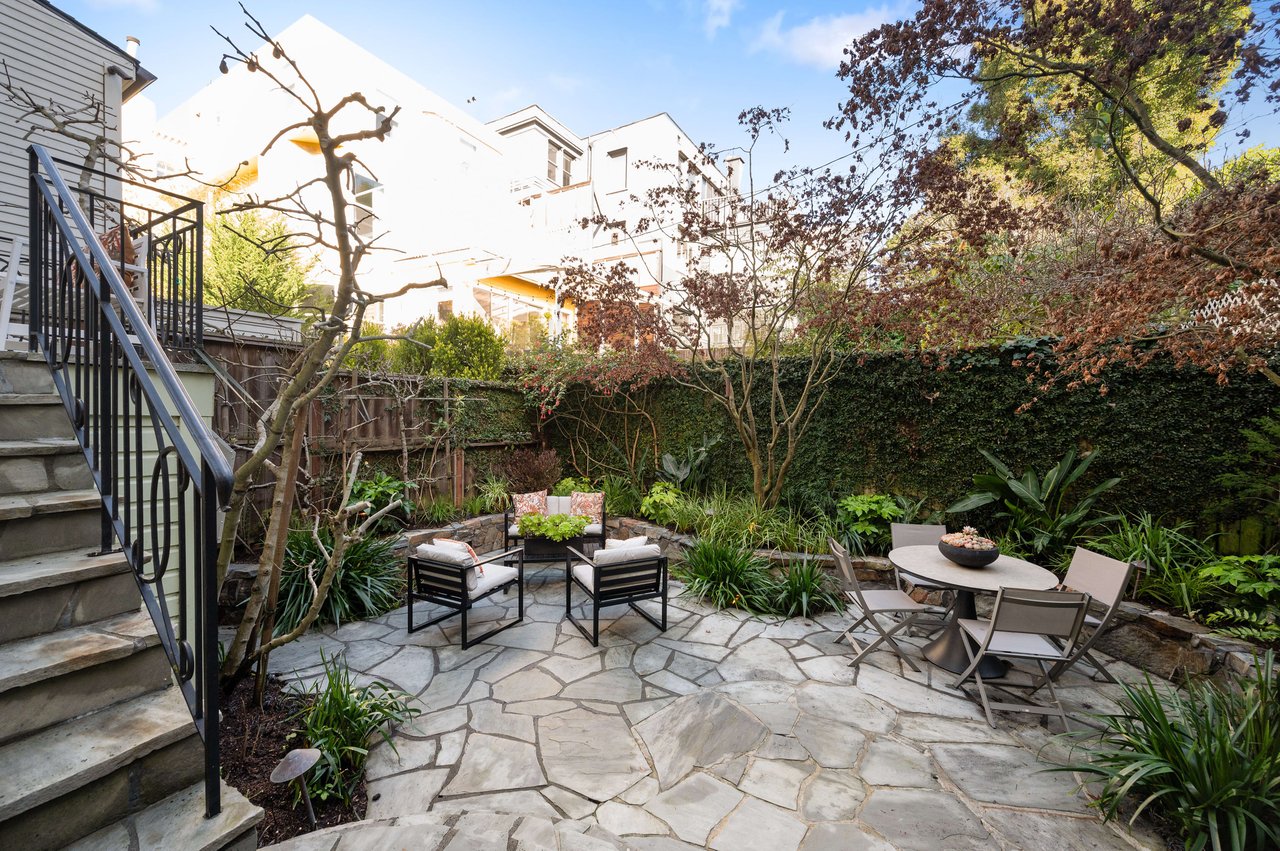Grand Pacific Heights Home on a Coveted Flat Block between Lafayette & Alta Plaza Parks