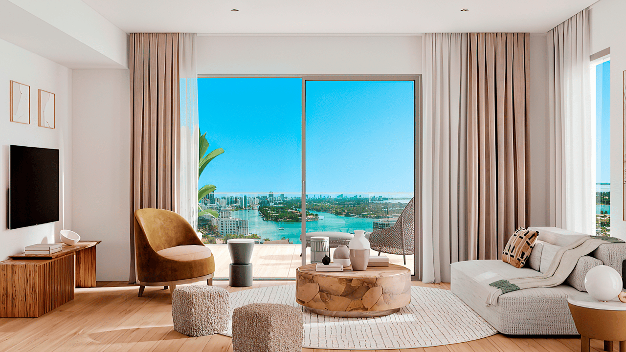 Palma Miami Beach living room