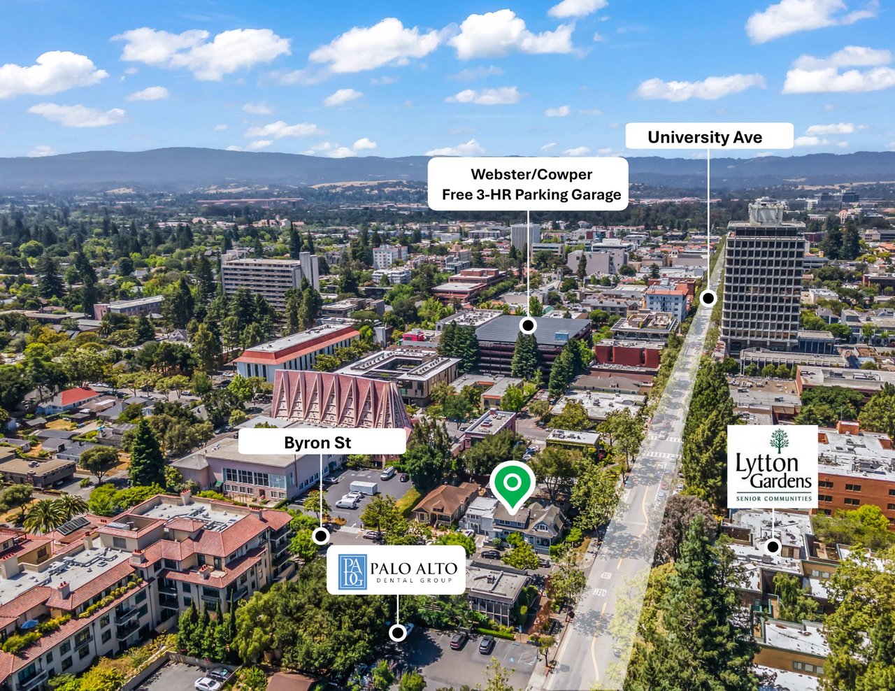 Prestigious Downtown Palo Alto Office/Residential Building For Sale