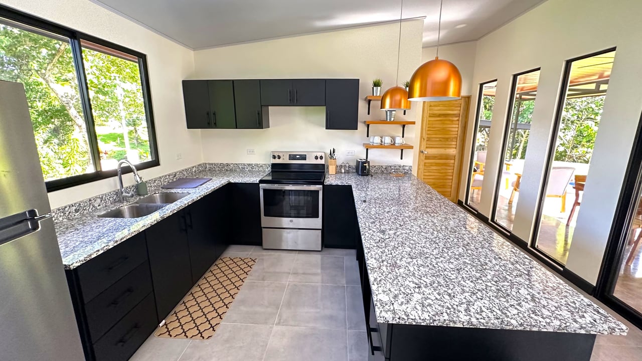 2-Bedroom, Brand New Modern House In Jungle Community On Calle Tucan.