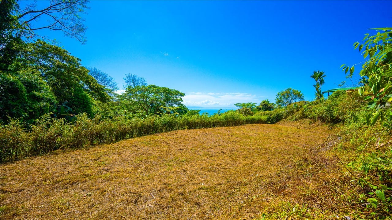 Flat Buildable Ocean View Lot, Ojochal, Puntarenas