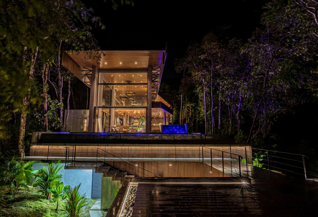 Villa Corazon de la Selva: Pristine Ocean View Luxury Home For Sale in Escaleras Costa Rica