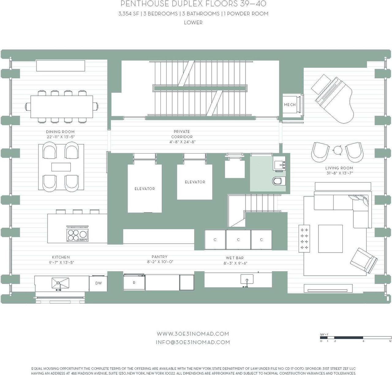 30 E 31st Street Unit: PH