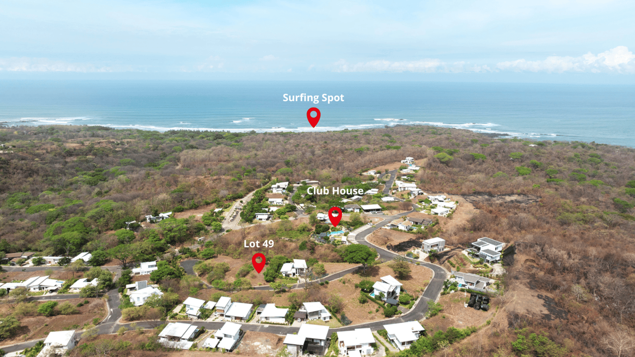 Gated Ocean View Homesite, Nosara, Guanacaste